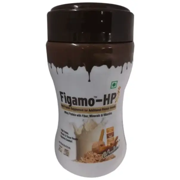 Figamo-HP with Protein for Gastro-Intestinal Support | Lactose & Gluten Free | Flavour Chocolate Powder